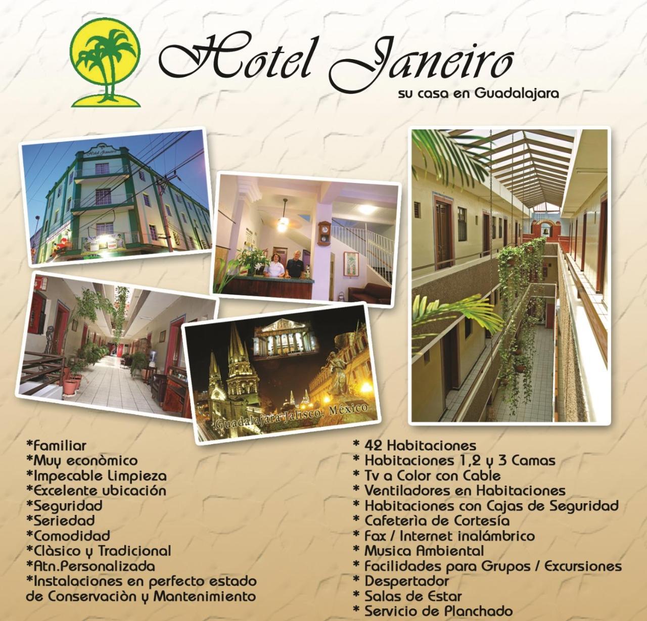 Hotel Janeiro Гвадалахара Экстерьер фото